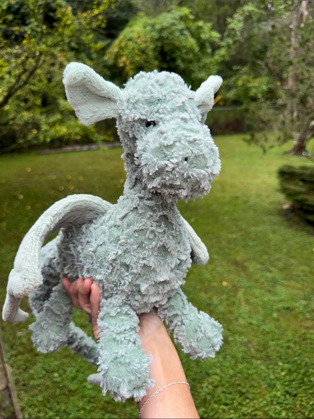Jellycat Drake Dragon Retired Rare Large